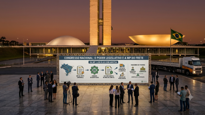 MP do Frete com anistia: o que a votação na Câmara revela sobre o poder do Congresso